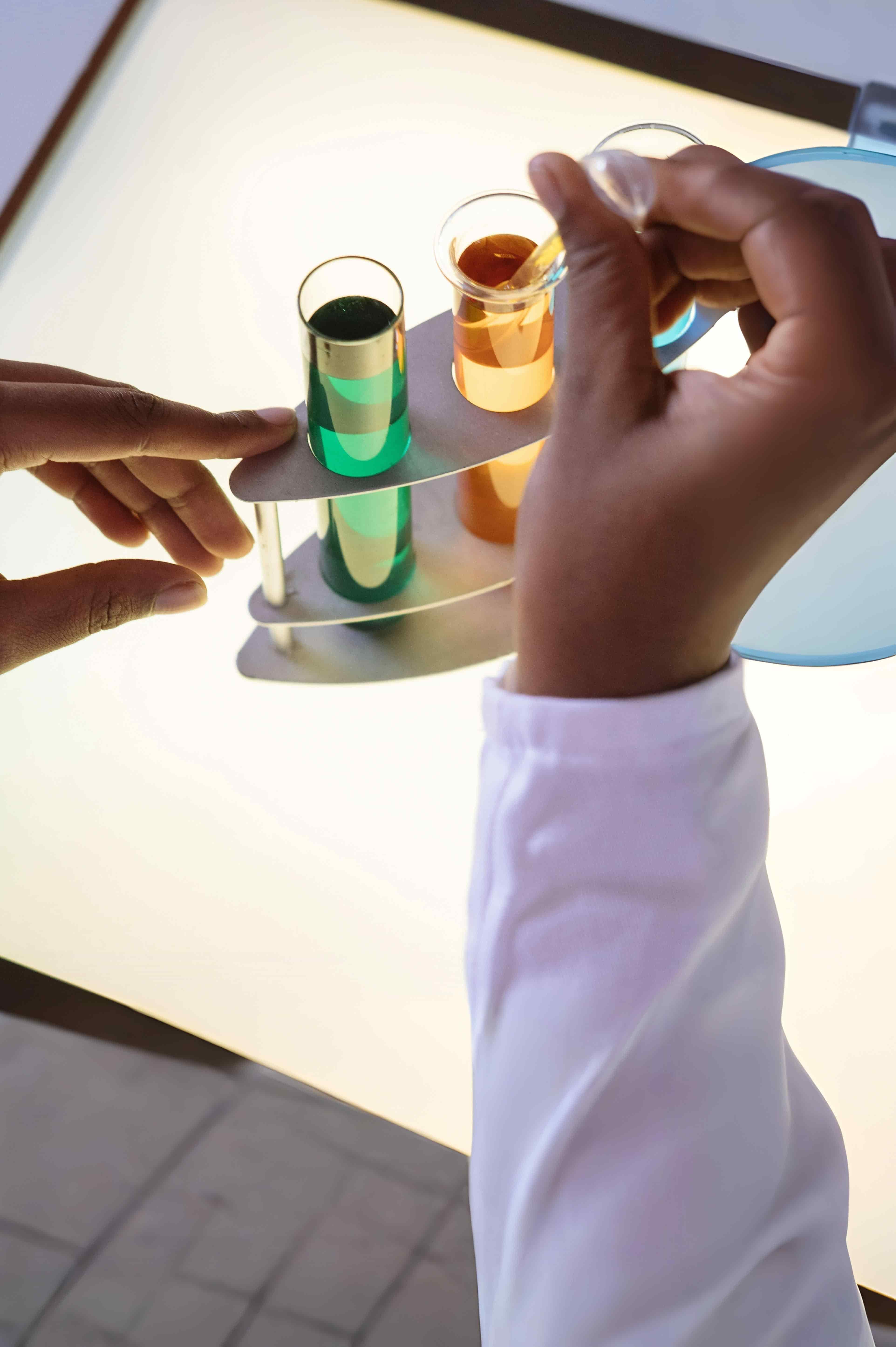 Scientist working in a lab